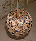 faux jewelled church chandelier